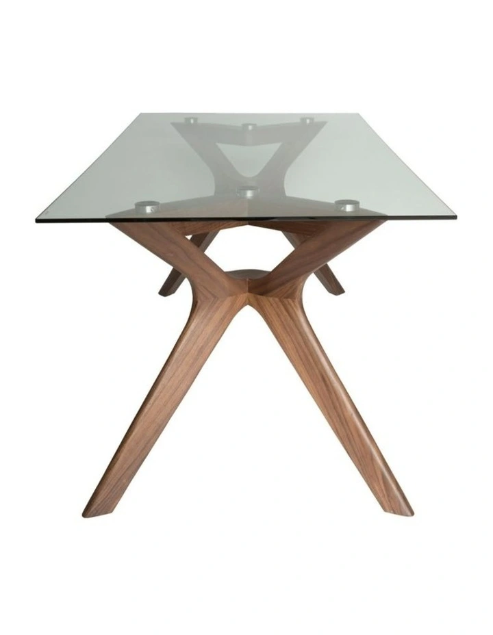 SK Designer Living | Murf Collection | Rectangular Glass Dining Table | 180cm image 3