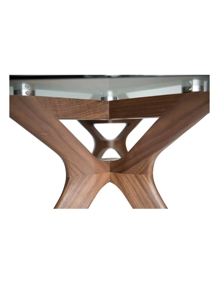 SK Designer Living | Murf Collection | Rectangular Glass Dining Table | 180cm image 4