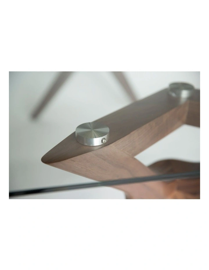 SK Designer Living | Murf Collection | Rectangular Glass Dining Table | 180cm image 5