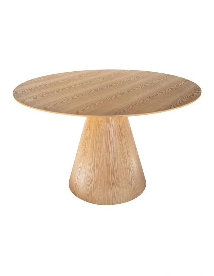 Theo Round Wood Dining Table 120cm image 1