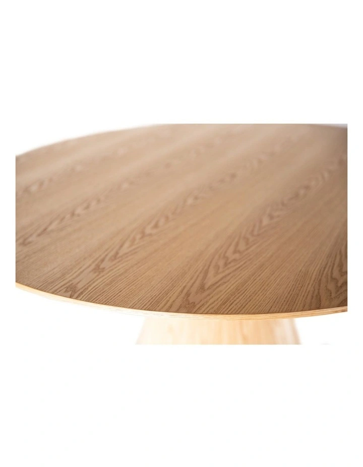 Theo Round Wood Dining Table 120cm image 2