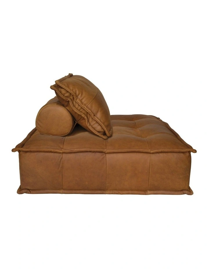 Leather Capri Lounger in Cognac image 5