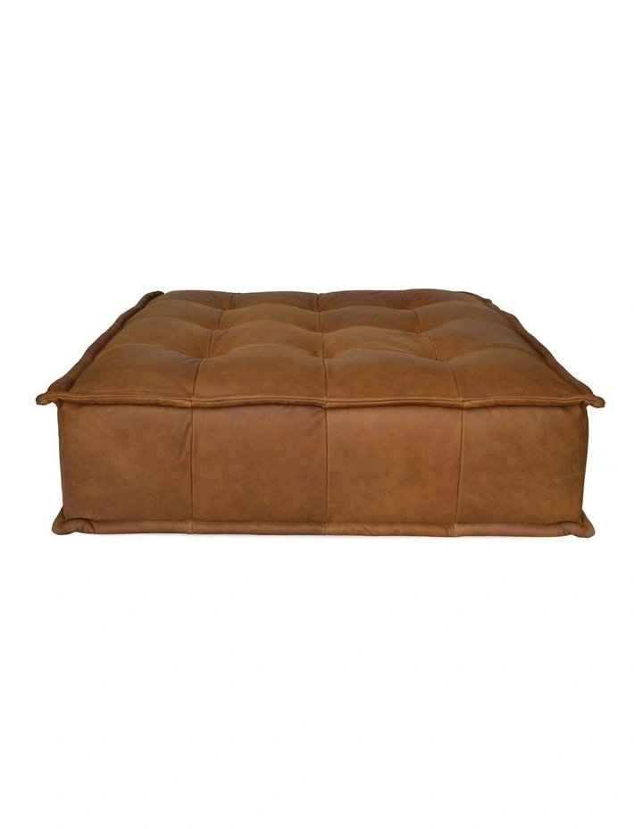 Leather Capri Lounger in Cognac image 6