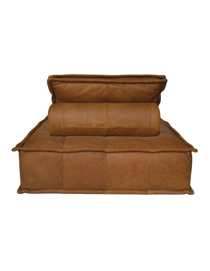 Leather Capri Lounger in Cognac image 7