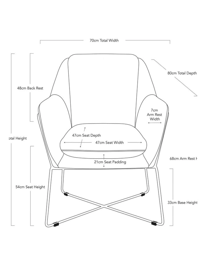 Aurelia Armchair, Charcoal Velvet, Brushed Gold Legs image 4
