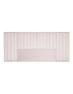 Renee Queen Headboard With Wing in Petal Pink