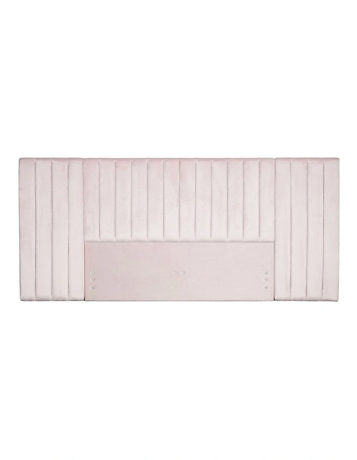 Renee Queen Headboard With Wing in Petal Pink image 1