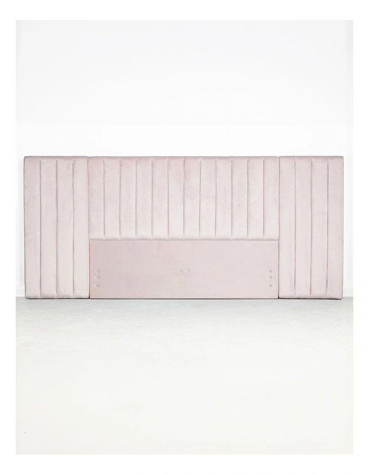 Renee Queen Headboard With Wing in Petal Pink image 5