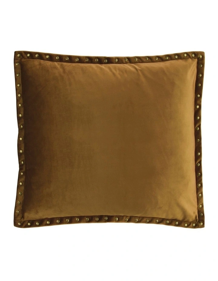 Essential Studded Velvet Cushion 50 x 50 in Honeycomb image 1