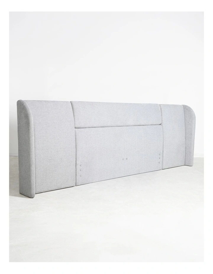 Baxter King Headboard With Wing in Paloma Grey image 5