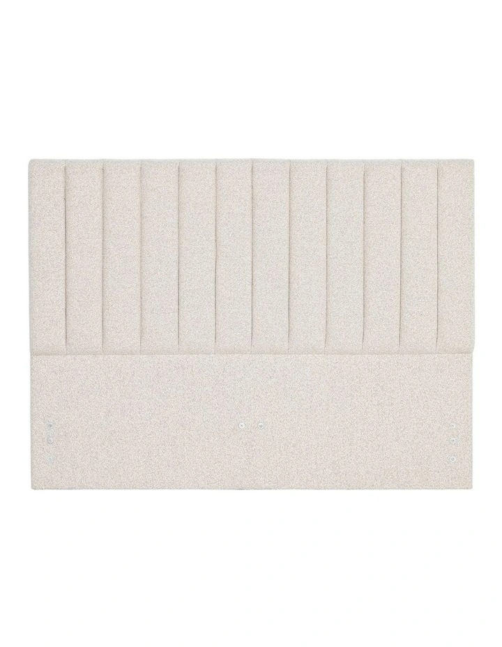 Renee Queen Headboard Oatmeal in Beige image 1