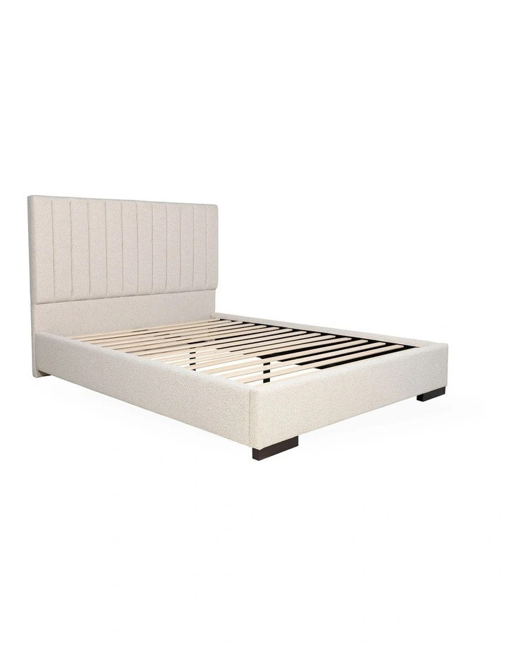 Renee King Full Bed in Oatmeal image 1