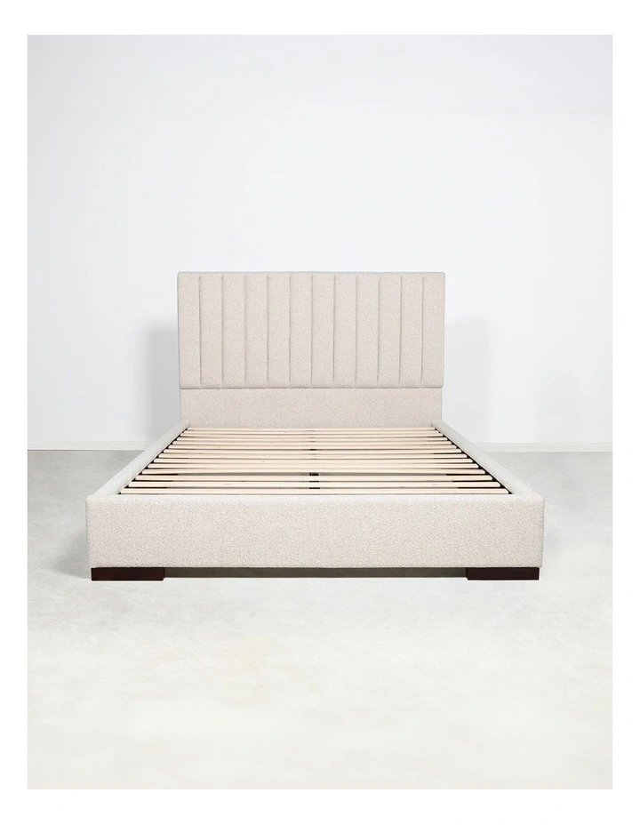 Renee King Full Bed in Oatmeal image 3