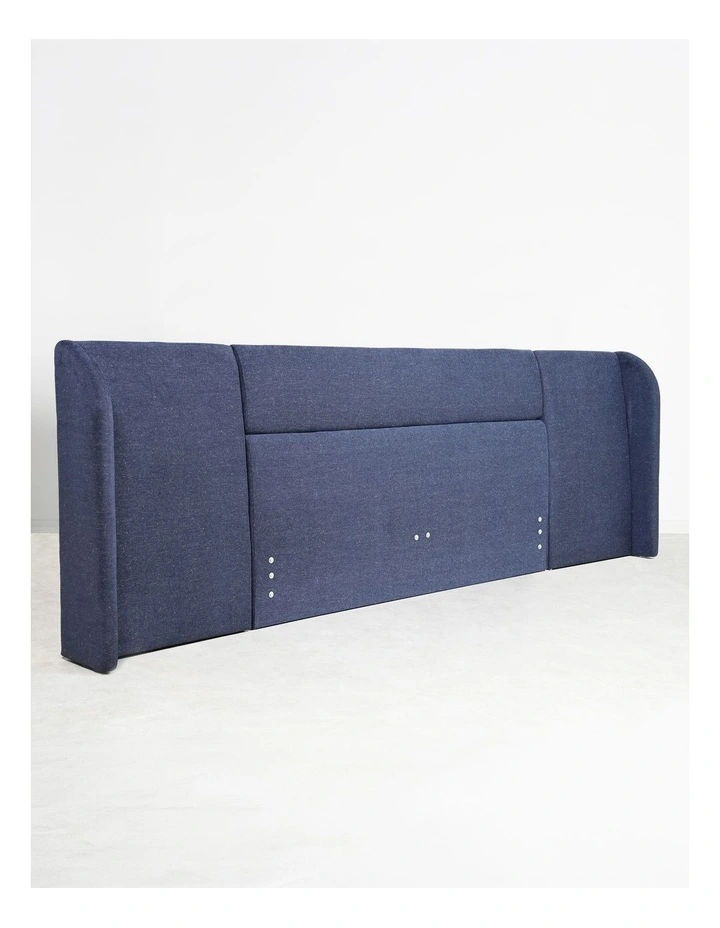 Baxter King Headboard With Wing in Indigo Sky image 3