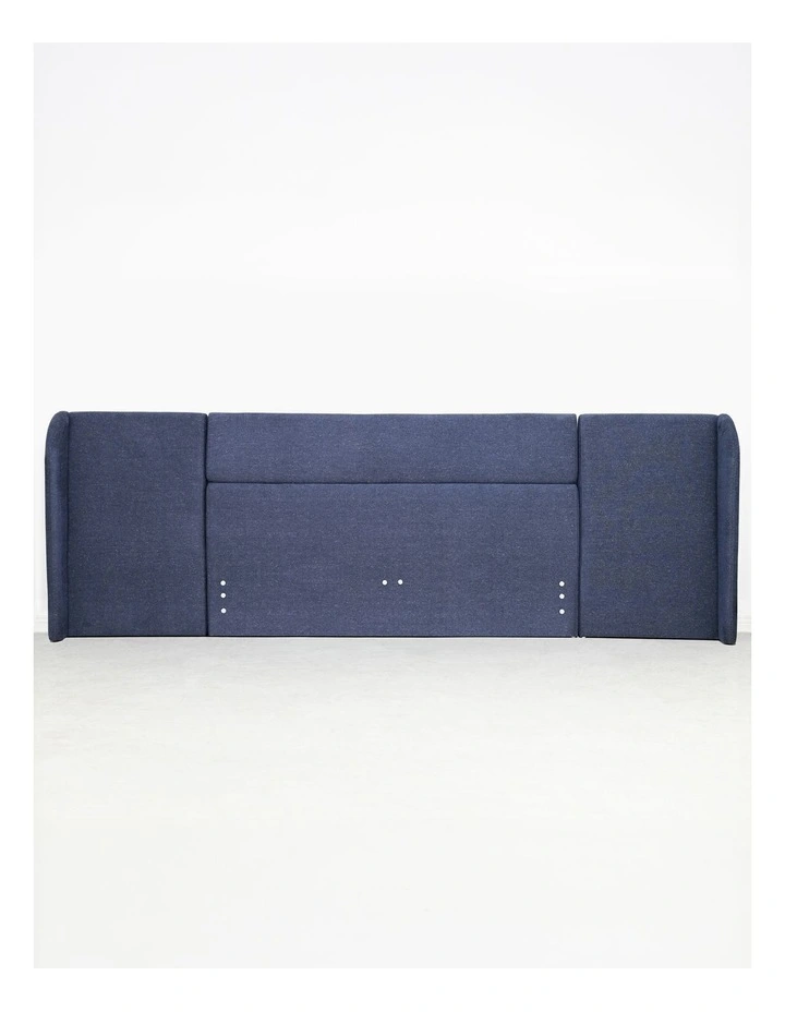 Baxter King Headboard With Wing in Indigo Sky image 5