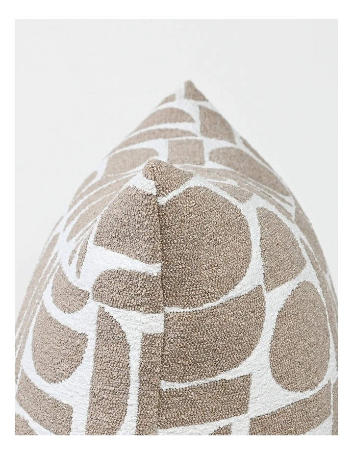 Fabric Cushion 37X57cm in Mushroom image 5