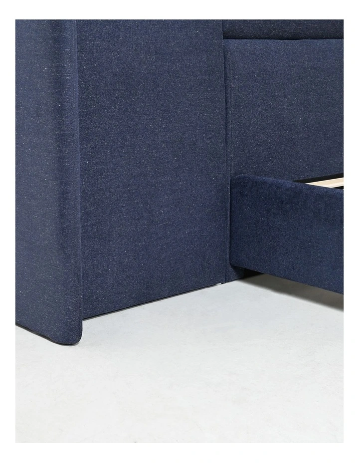 Baxter Queen Full Bed With Wing in Indigo Sky image 6