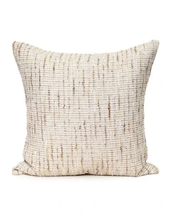 Tweed Fabric Cushion 57X57cm in Natural