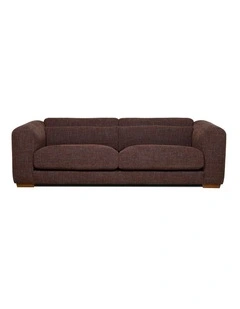 Milo 3-Seater Sofa in Mocha Caramel