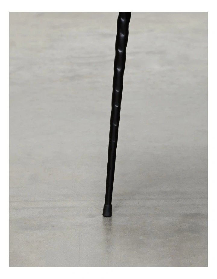 Alba - Side Table Small - White Marble Black Base image 5