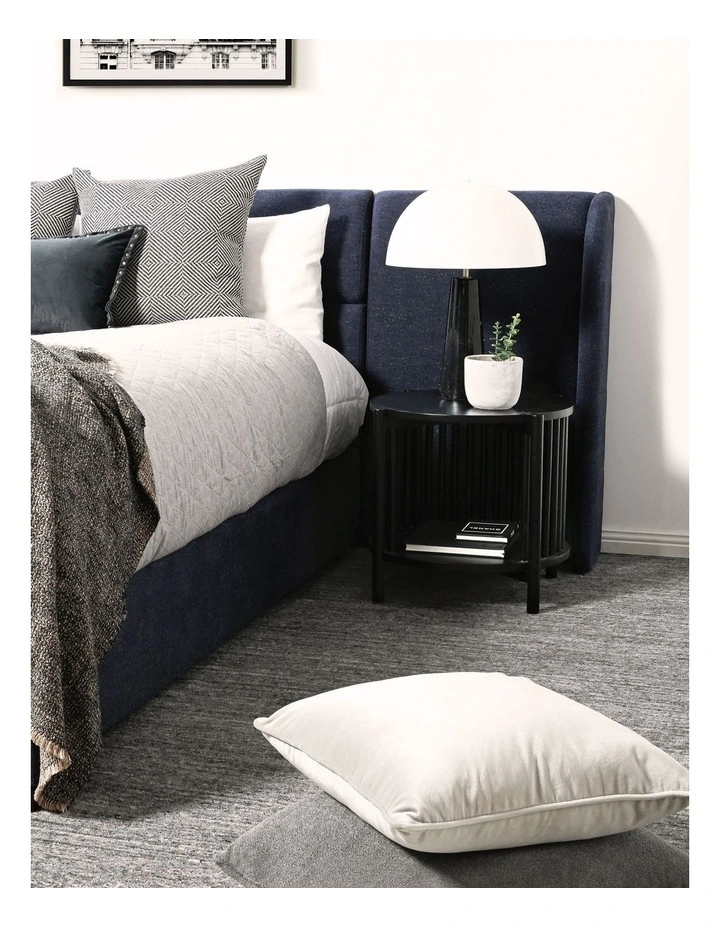Baxter Headboard With Wing Queen in Indigo Sky image 2
