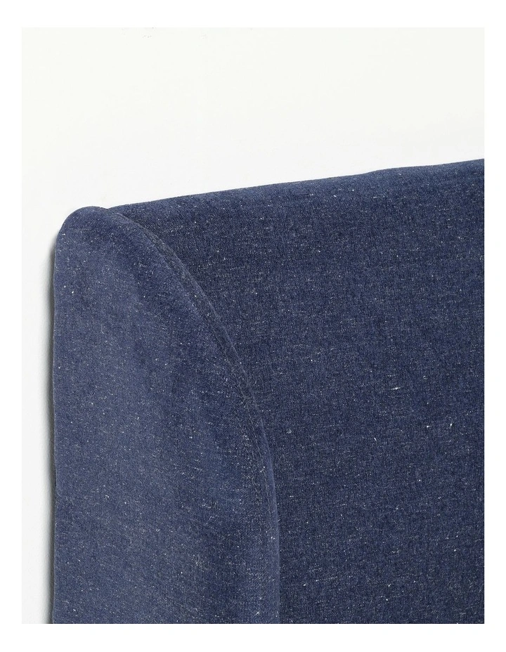 Baxter Headboard With Wing Queen in Indigo Sky image 4