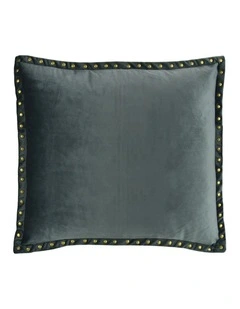 Steel Velvet Cushion 50 X 50 cm in Grey
