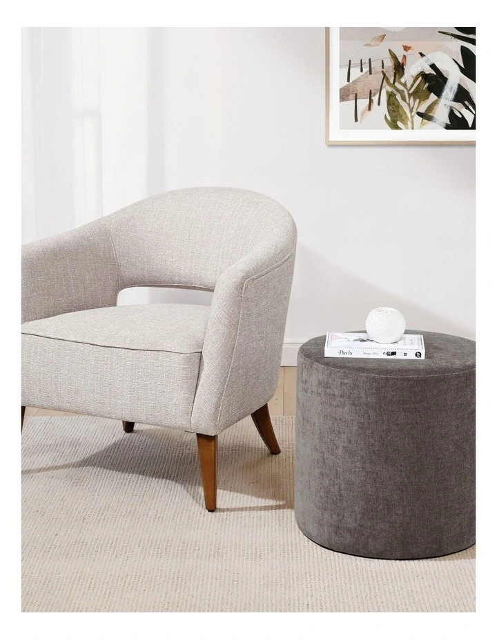 Sabo Ottoman - Walnut Chenille image 2