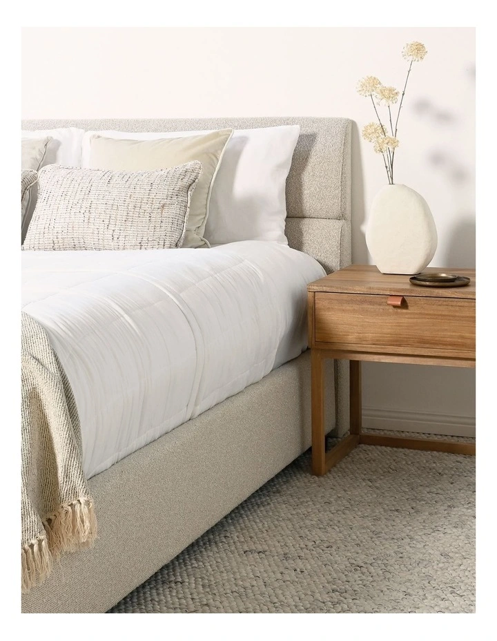 Headboard King in Oatmeal image 2