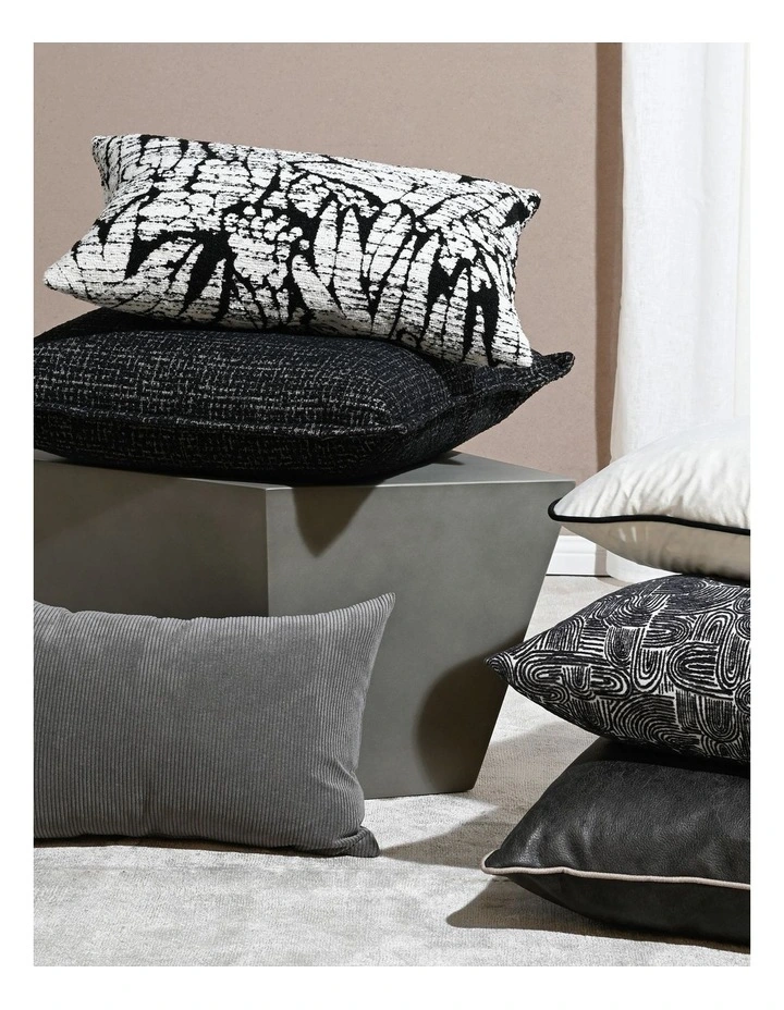 Midnight Palm - Fabric Cushion - 37 X 57 image 2