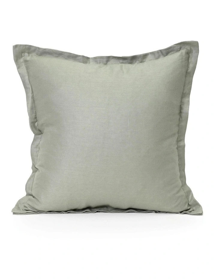 Elements - Light Sage - Linen Cushion - 55 X 55 image 1