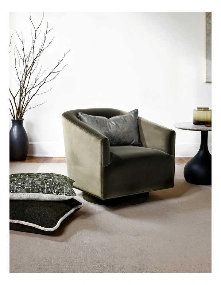 Bulb - Side Table - Grey Travertine image 2