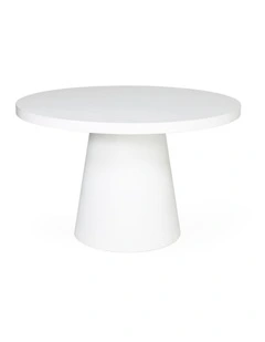 Clifton Round Dining Table - White