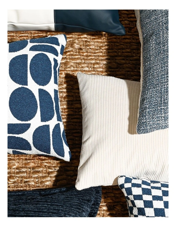 Ruffled Indigo - Velvet Cushion - 37 X 57 image 2