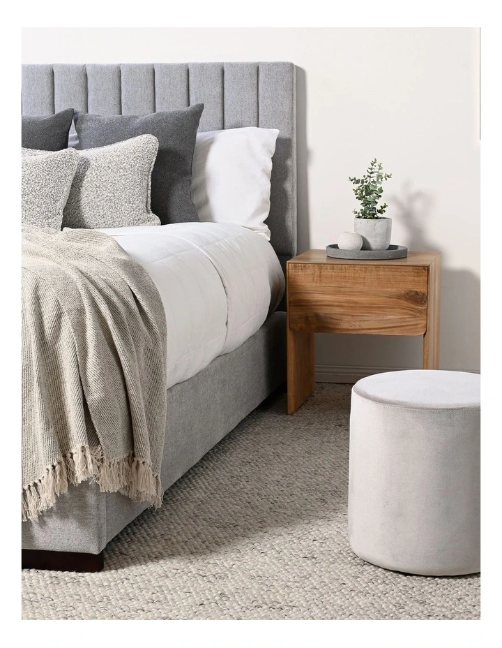 Renee Queen Headboard in Paloma Grey image 2
