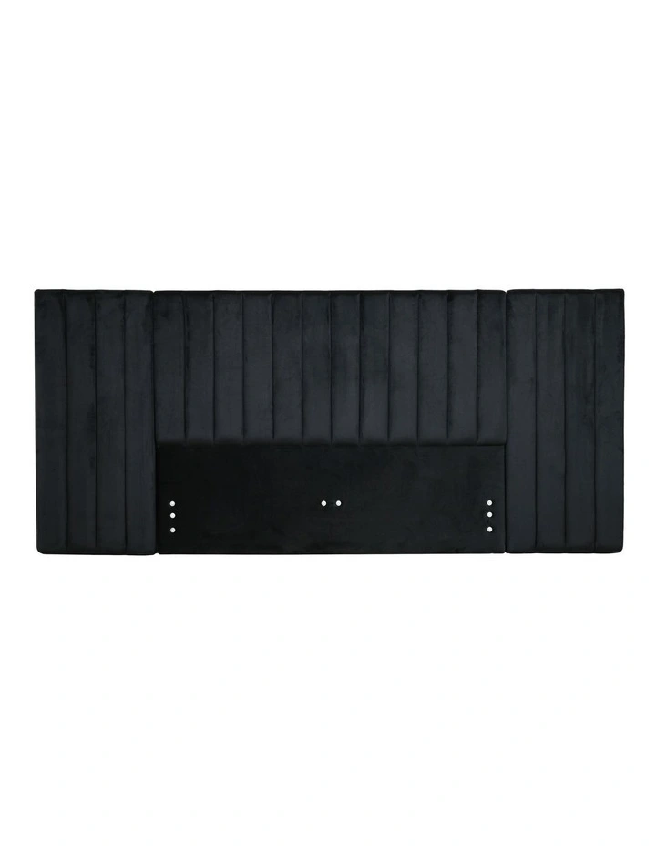 Renee King Headboard With Wing in Black image 1
