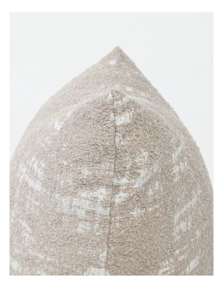 Stormy Fabric Cushion 37 X 57cm in Oat image 4
