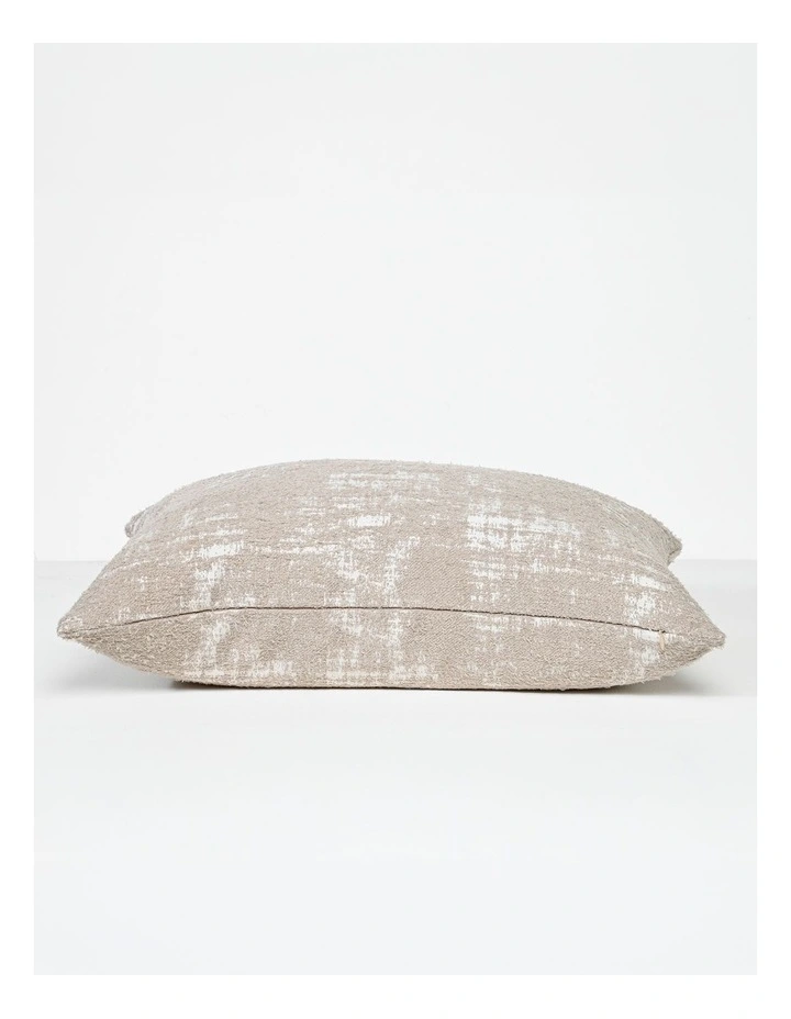 Stormy Fabric Cushion 37 X 57cm in Oat image 5