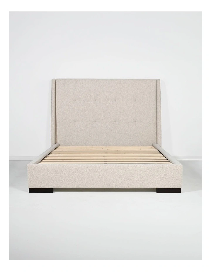 Dorian King Full Bed in Oatmeal image 3