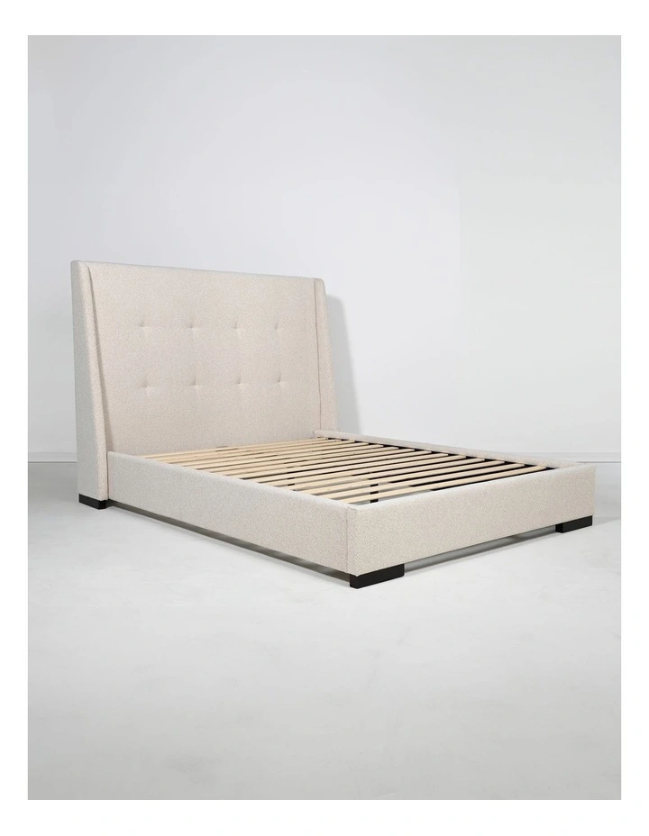 Dorian King Full Bed in Oatmeal image 7
