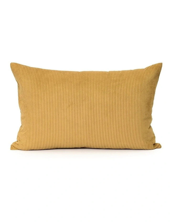 Ochre Cord - Corduroy Cushion - 35 X 55 image 1