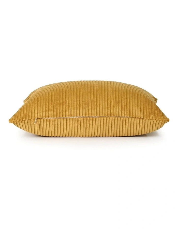 Ochre Cord - Corduroy Cushion - 35 X 55 image 2