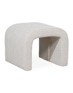 Darcy & Duke Lyon Small Arch Ottoman - Chacha Beige