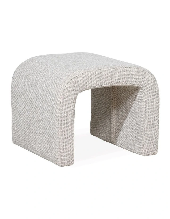 Darcy & Duke Lyon Small Arch Ottoman - Chacha Beige image 1