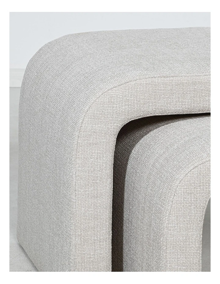 Darcy & Duke Lyon Small Arch Ottoman - Chacha Beige image 5