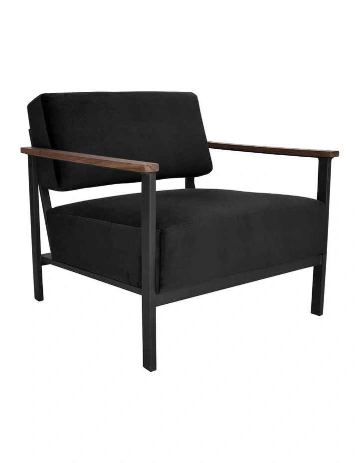 Easton Armchair - Black Velvet image 1