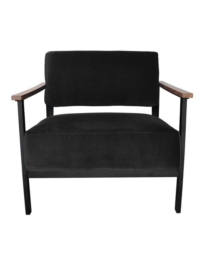 Easton Armchair - Black Velvet image 4