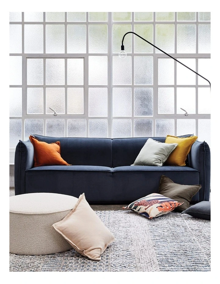 Elements - Chartreuse - Linen Cushion - 55 X 55 image 2
