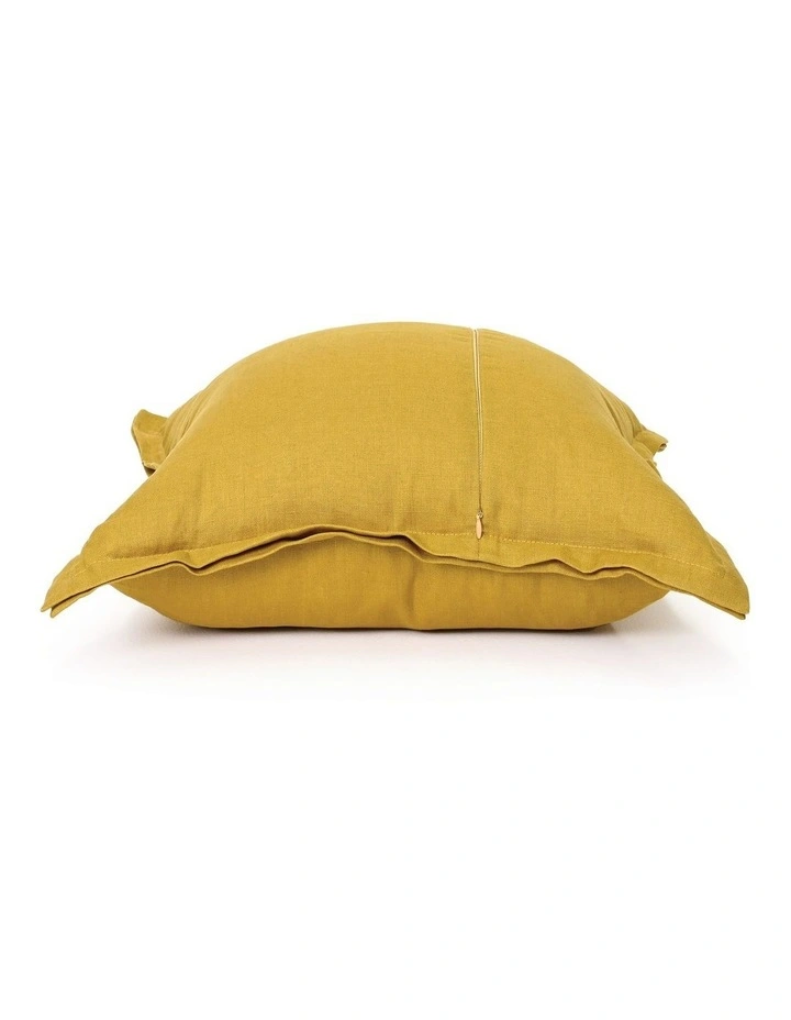 Elements - Chartreuse - Linen Cushion - 55 X 55 image 4