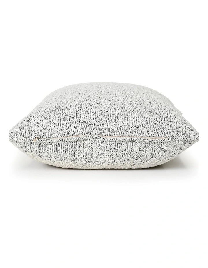 Sienna Piped - Black And White Boucle - Boucle Cushion - 55 X 55 - Self Pipe image 2